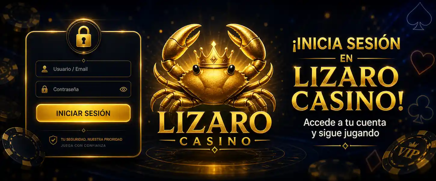 Inicia sesión en Lizaro Casino España de forma segura y accede a tus juegos y bonos favoritos al instante.